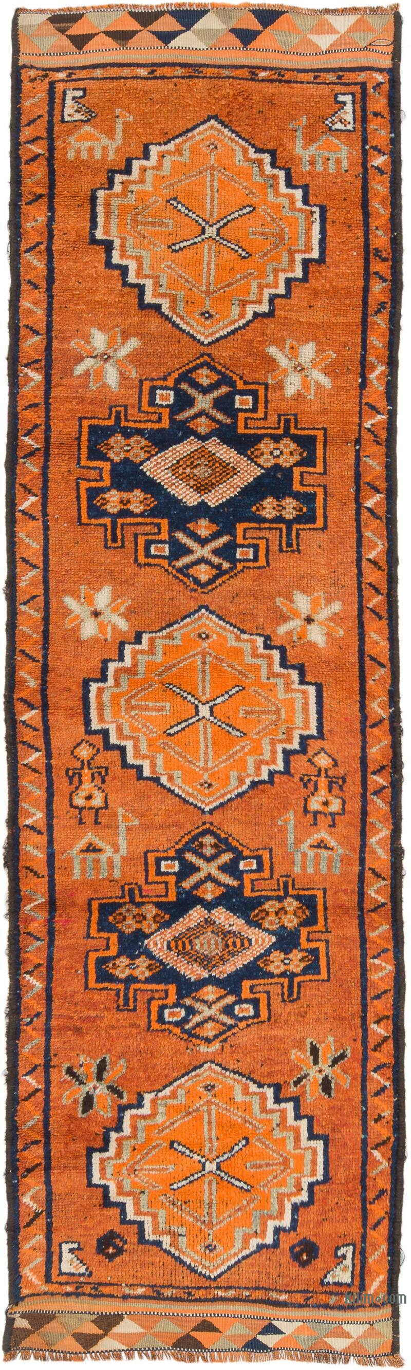 Alfombra Vintage de pasillo - 92 cm x 318 cm - K0074640