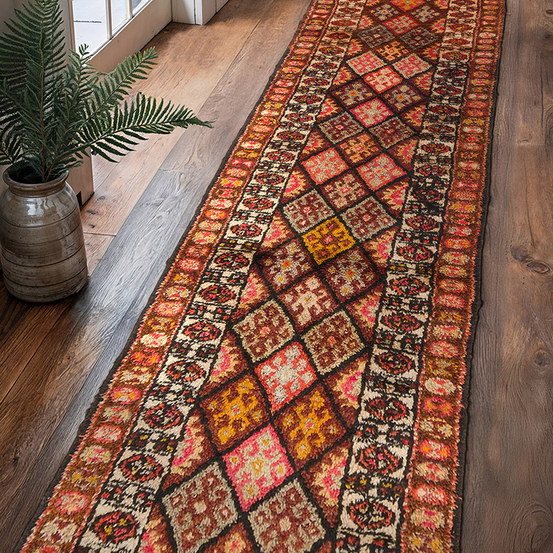 Vintage Anadolu Yolluk - 87 cm x 352 cm - K0074641