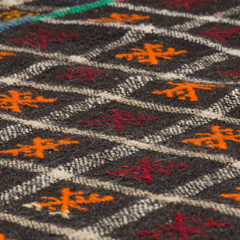 Vintage Anatolian Jijim Rug - 7' 11" x 8' 7" (95" x 103") - K0074646