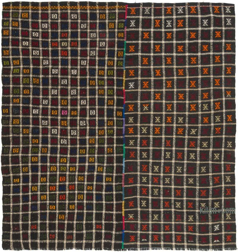 Vintage Anatolian Jijim Rug - 7' 11" x 8' 7" (95" x 103") - K0074646
