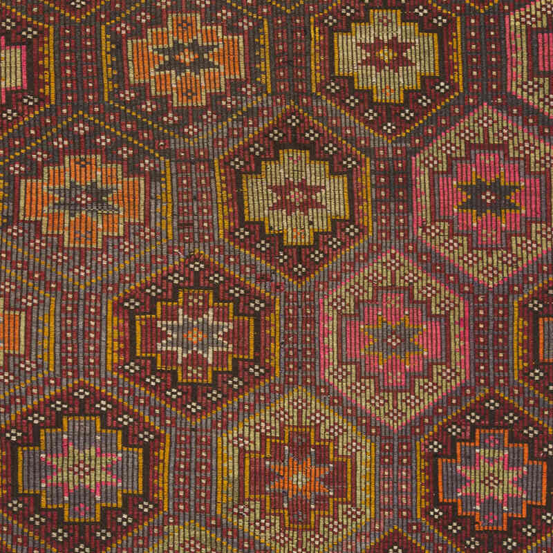 Vintage Anatolian Jijim Rug - 5' 1" x 11' 1" (61" x 133") - K0074649