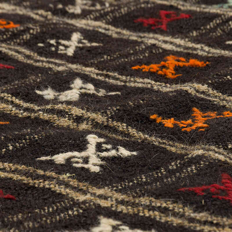 Vintage Anatolian Jijim Rug - 4' 11" x 9' 1" (59" x 109") - K0074650