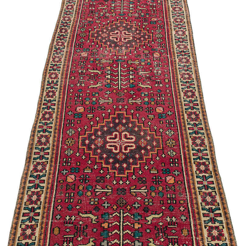 Vintage Tribal Runner Rug - 2' 5" x 9' 9" (29" x 117") - K0074652