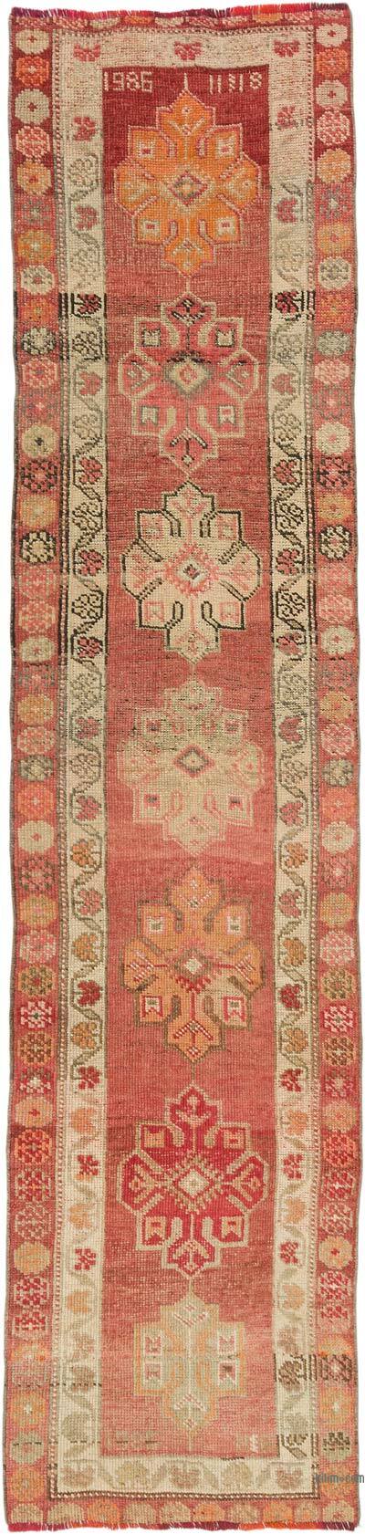 Alfombra Vintage de pasillo - 81 cm x 344 cm