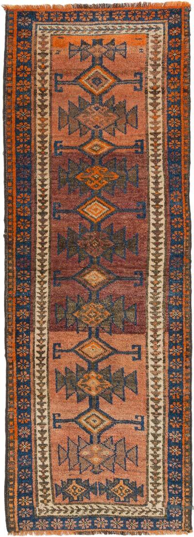 Vintage Tribal Runner Rug - 3' 4" x 9' 3" (40" x 111")