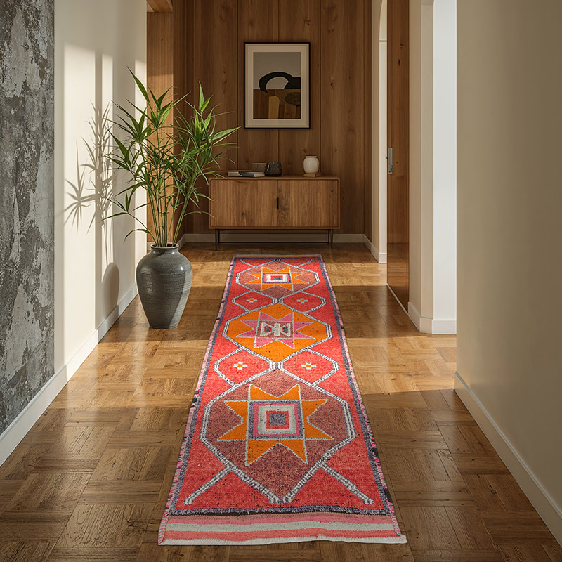 Vintage Anadolu Yolluk - 100 cm x 300 cm - K0074663