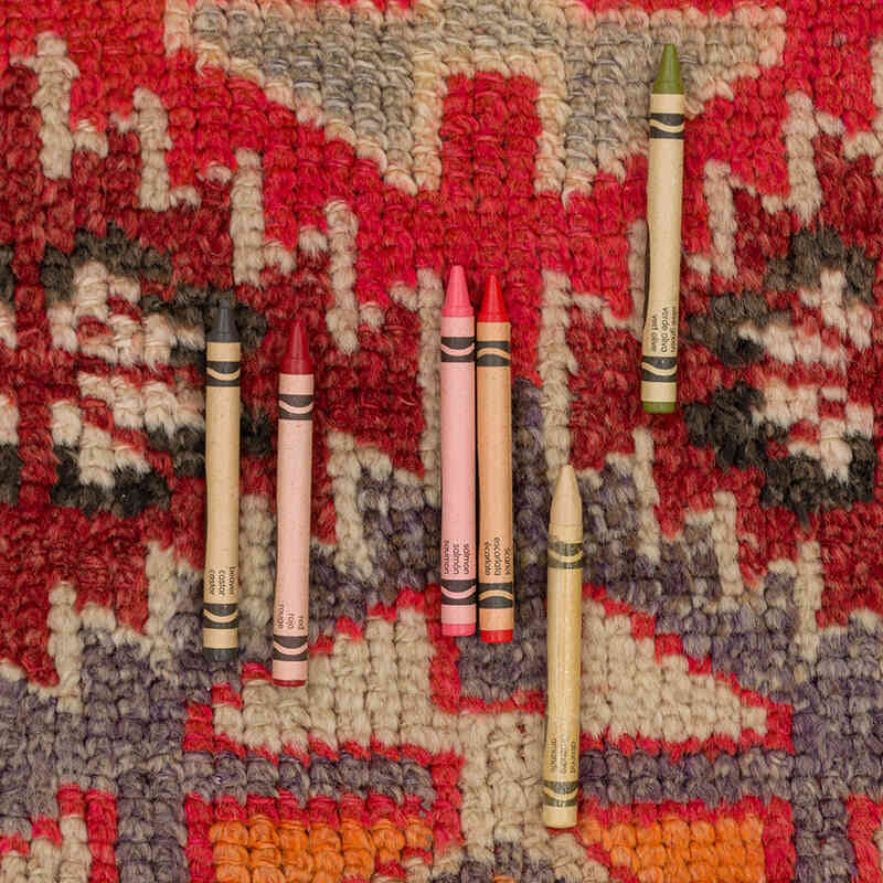 Vintage Tribal Runner Rug - 2' 7" x 12' 10" (31" x 154") - K0074665