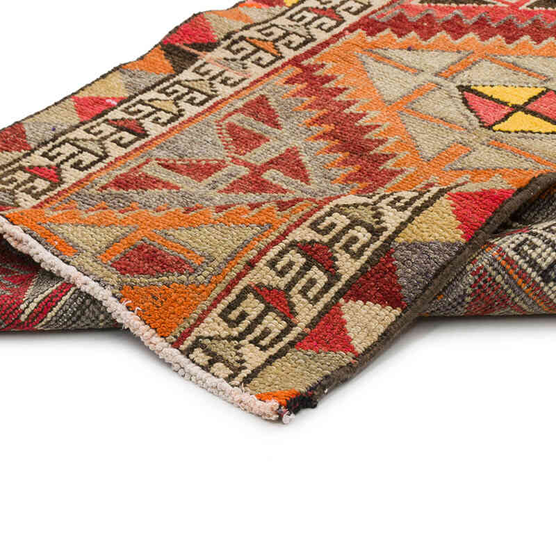 Vintage Tribal Runner Rug - 2' 7" x 11' 5" (31" x 137") - K0074666