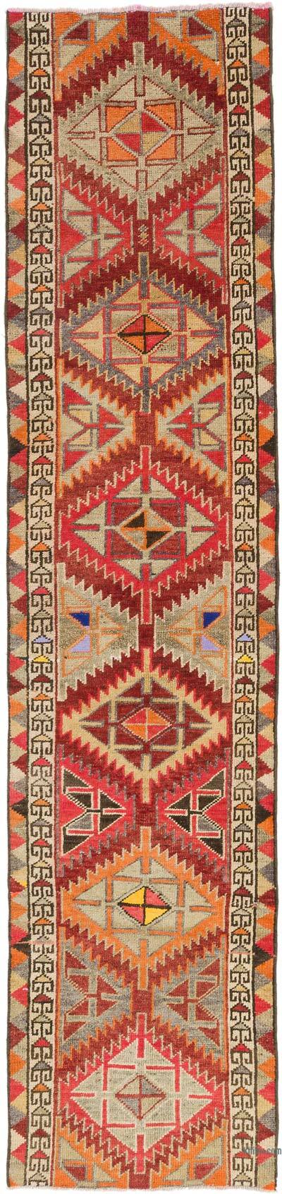 Vintage Tribal Runner Rug - 2' 7" x 11' 5" (31" x 137")