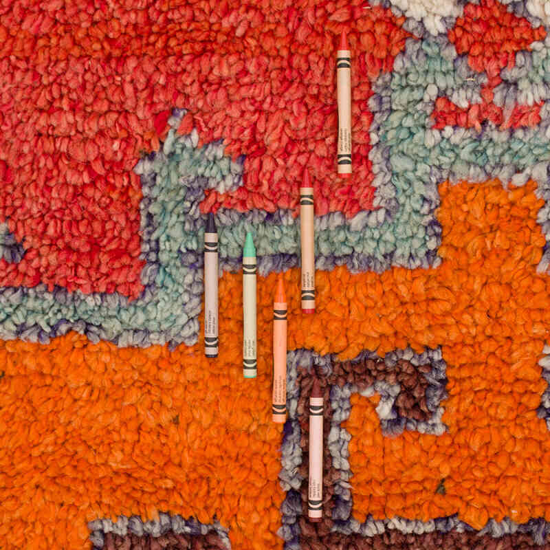 Alfombra Vintage de pasillo - 100 cm x 326 cm - K0074669