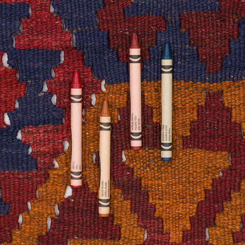 Vintage Tribal Kilim Runner - 2' 4" x 10' 11" (28" x 131") - K0074670