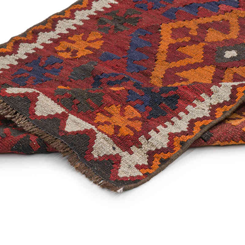 Vintage Tribal Kilim Runner - 2' 4" x 10' 11" (28" x 131") - K0074670