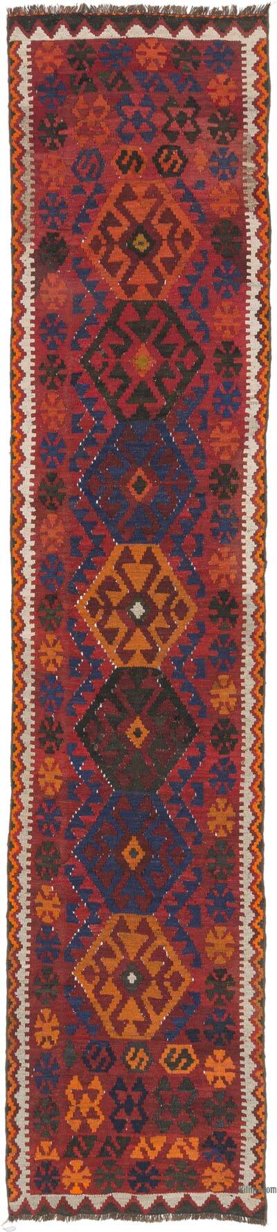 Alfombra Kilim Tribal Vintage - 71 cm x 332 cm