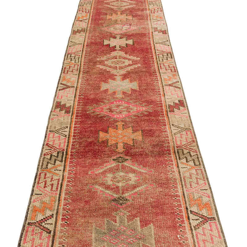 Vintage Tribal Runner Rug - 2'  x 12' 2" (24" x 146") - K0074678