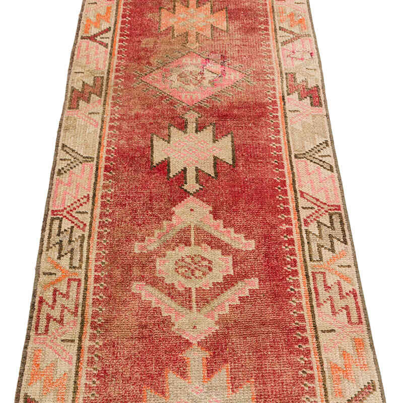 Vintage Tribal Runner Rug - 2'  x 12' 2" (24" x 146") - K0074678
