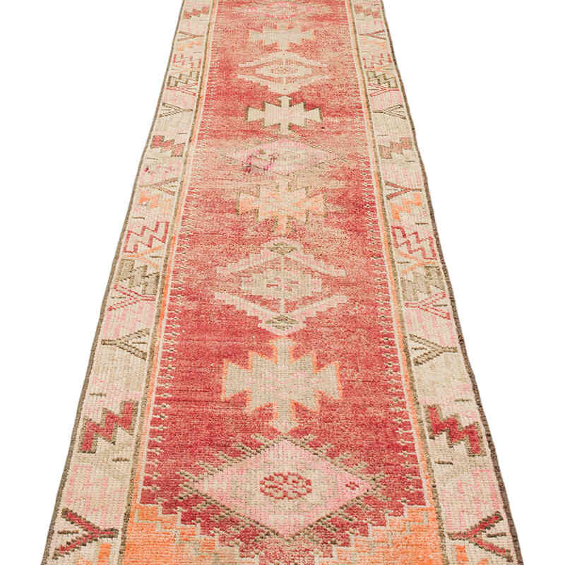 Vintage Tribal Runner Rug - 2'  x 12' 2" (24" x 146") - K0074678