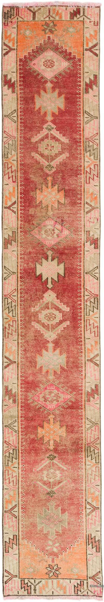 Alfombra Vintage de pasillo - 62 cm x 371 cm