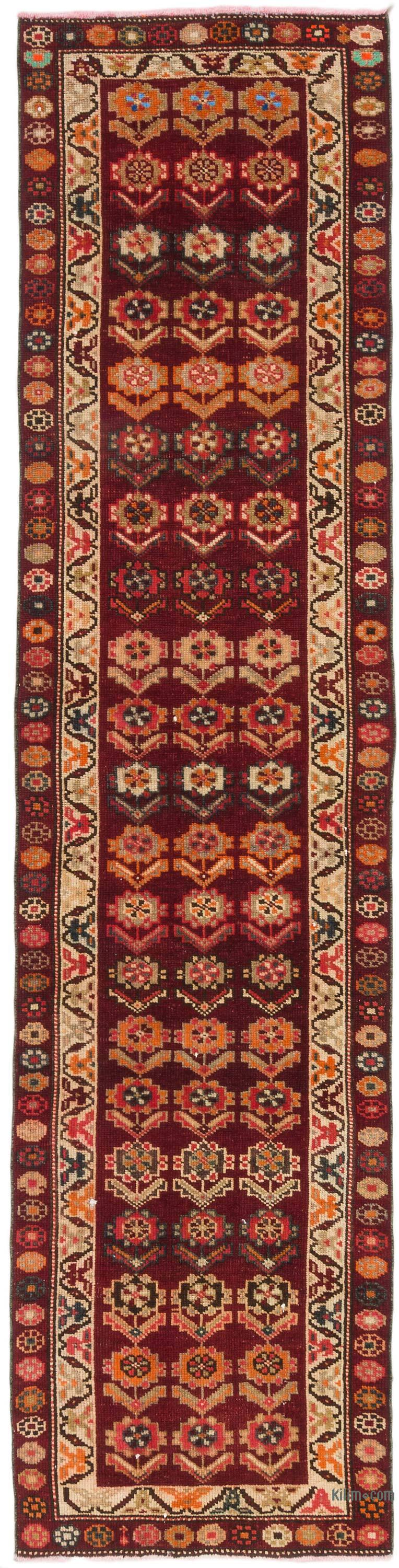 Vintage Tribal Runner Rug - 2' 9" x 11' 2" (33" x 134") - K0074679