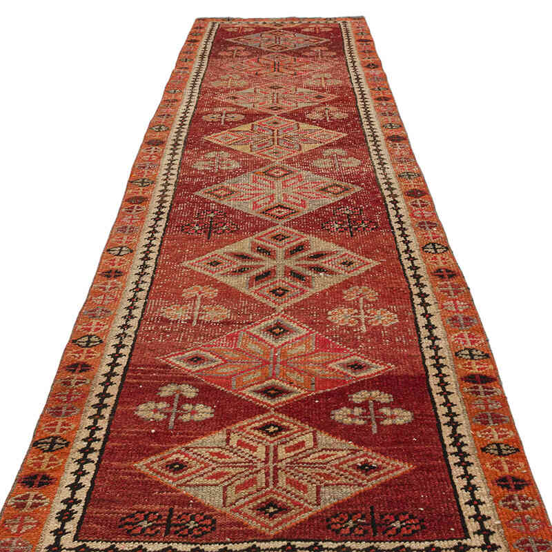 Vintage Anadolu Yolluk - 95 cm x 365 cm - K0074680