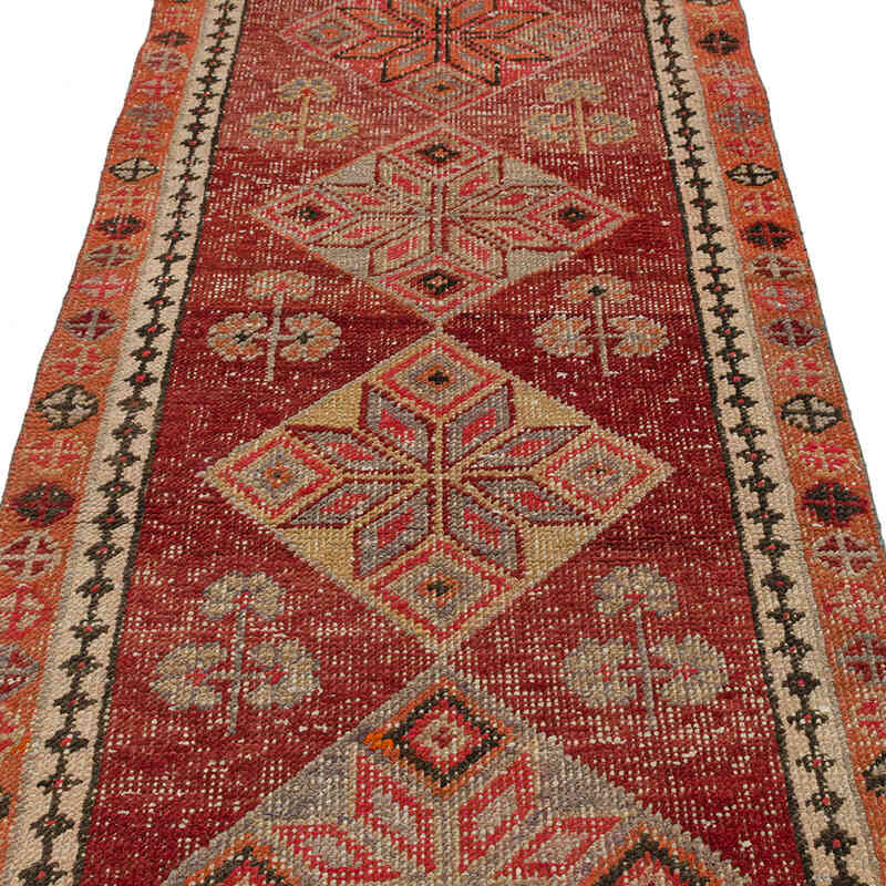 Vintage Anadolu Yolluk - 95 cm x 365 cm - K0074680