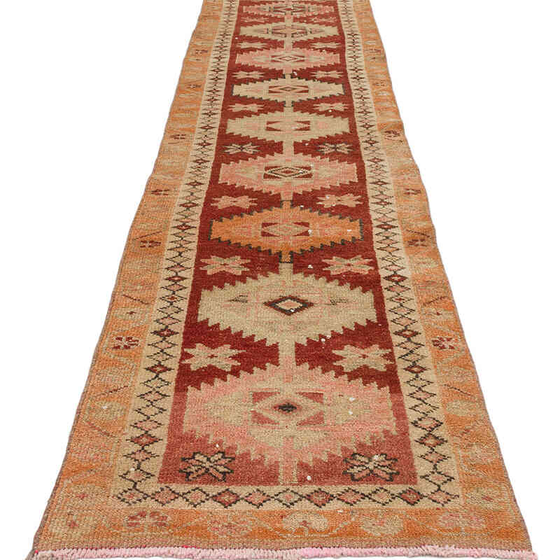 Vintage Tribal Runner Rug - 2' 5" x 10' 6" (29" x 126") - K0074681
