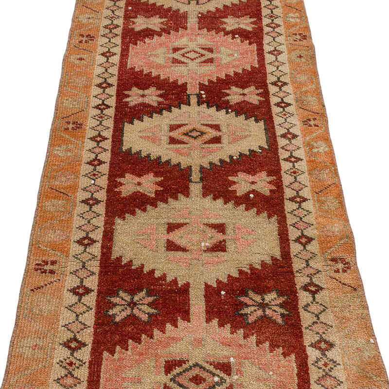 Vintage Tribal Runner Rug - 2' 5" x 10' 6" (29" x 126") - K0074681