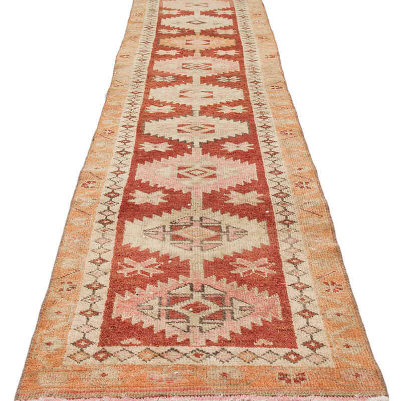 Vintage Tribal Runner Rug - 2' 5" x 10' 6" (29" x 126") - K0074681