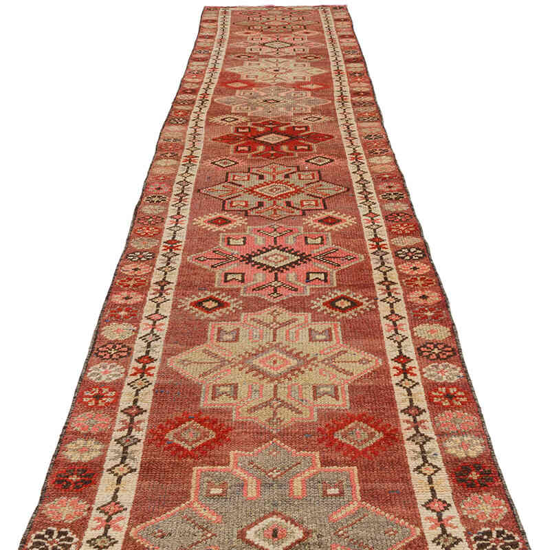 Alfombra Vintage de pasillo - 83 cm x 418 cm - K0074682