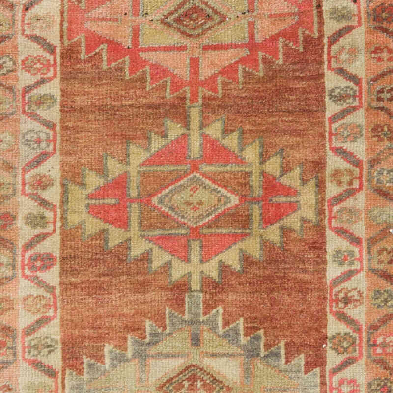 Alfombra Vintage de pasillo - 84 cm x 408 cm - K0074683