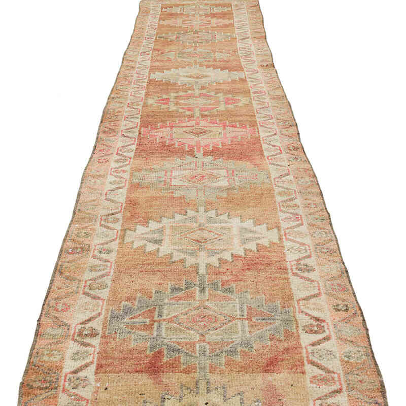 Alfombra Vintage de pasillo - 84 cm x 408 cm - K0074683