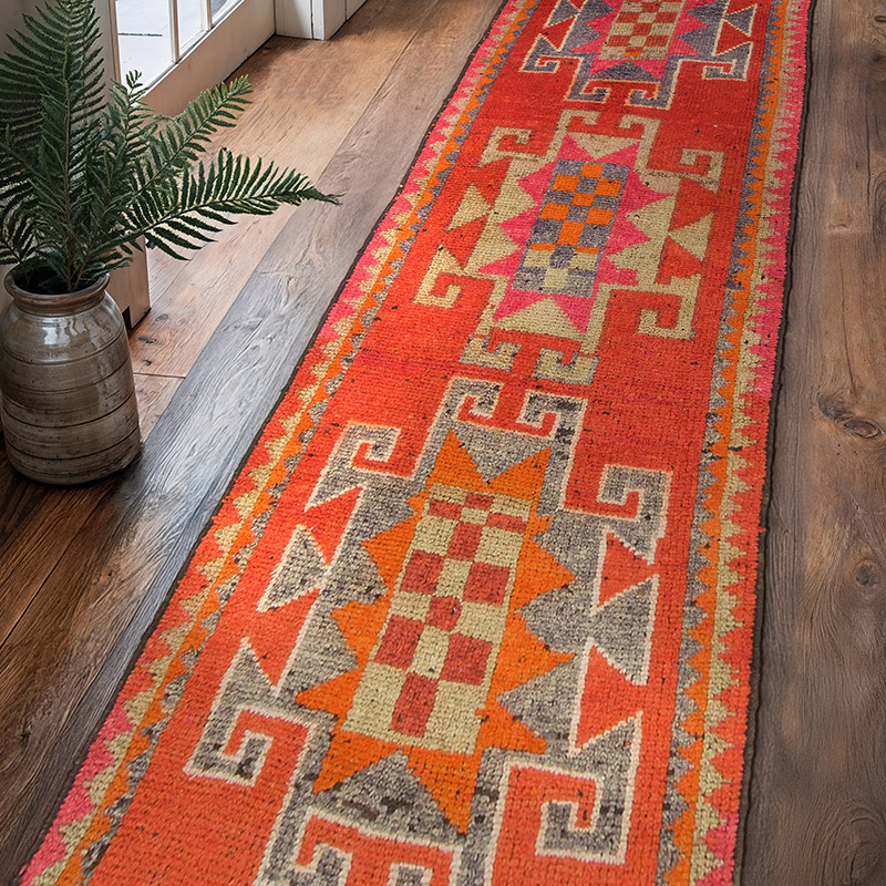 Vintage Anadolu Yolluk - 95 cm x 352 cm - K0074690