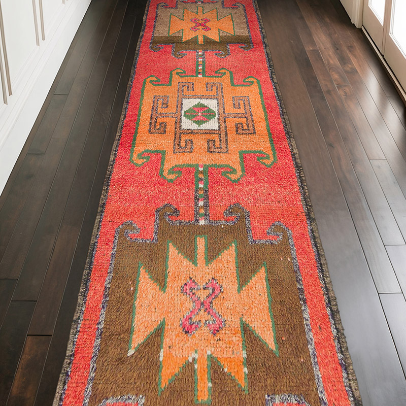 Vintage Anadolu Yolluk - 105 cm x 321 cm - K0074691