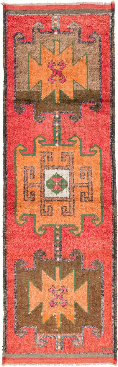 Vintage Tribal Runner Rug - 3' 5" x 10' 6" (41" x 126")