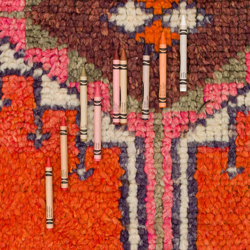 Vintage Tribal Runner Rug - 3' 2" x 10' 5" (38" x 125") - K0074694