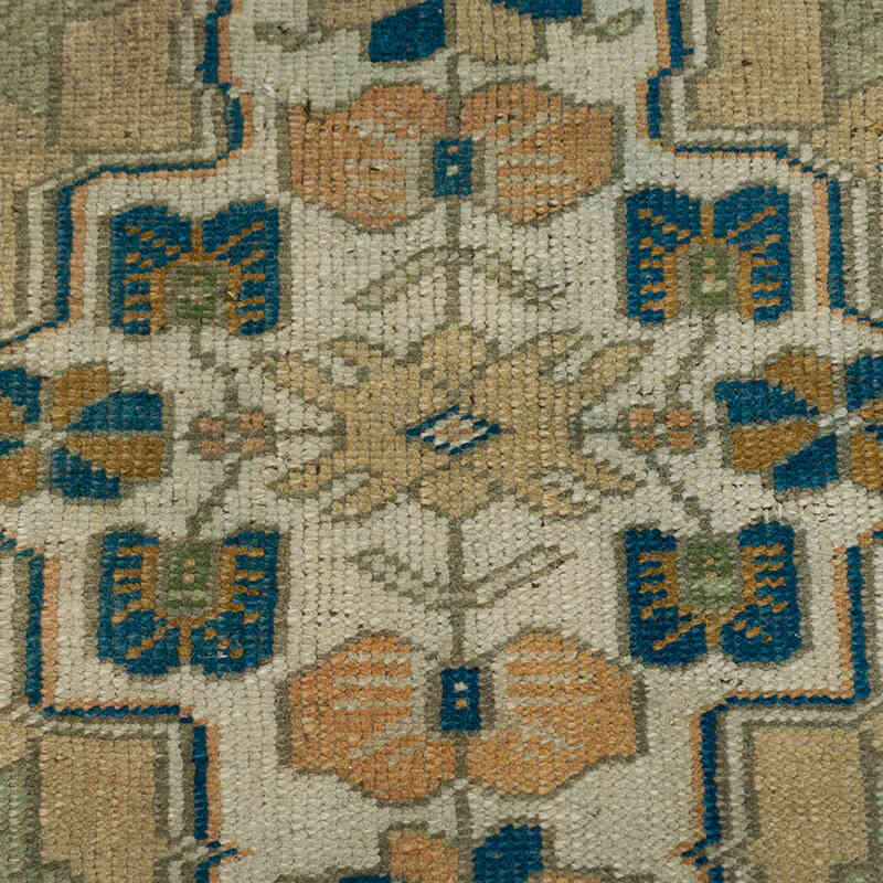 El Dokuma Vintage Halı - 66 cm x 54 cm - K0074702