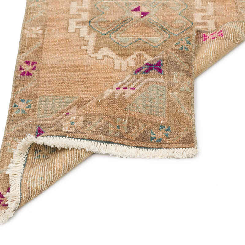 Vintage Turkish Hand-Knotted Rug - 1' 8" x 3' 3" (20" x 39") - K0074706