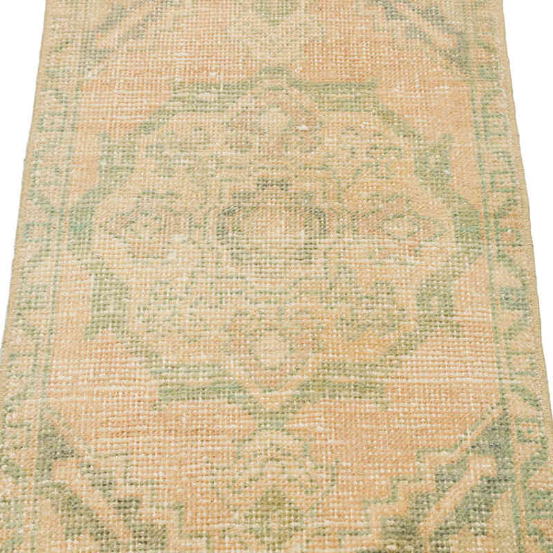 Alfombra Vintage Turca Anudada a Mano - 49 cm x 97 cm - K0074707