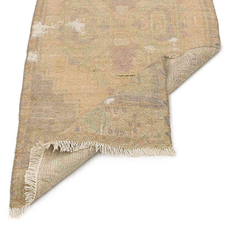 El Dokuma Vintage Halı - 52 cm x 114 cm - K0074709