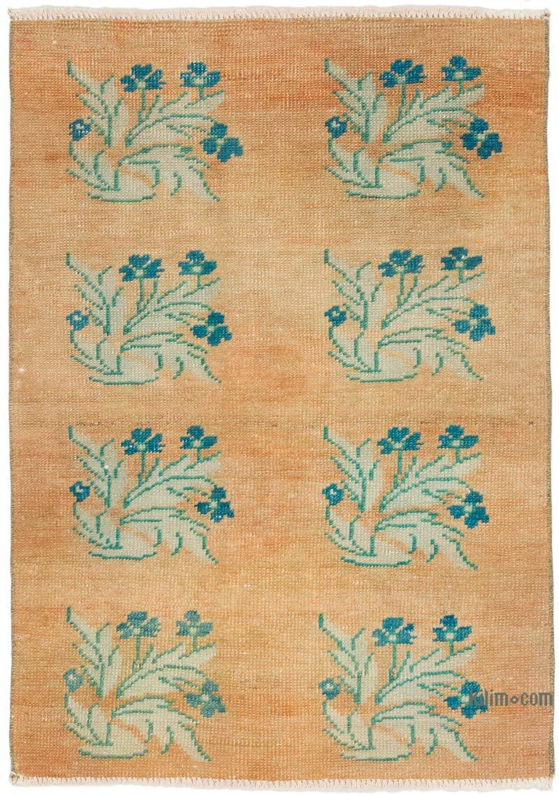 Vintage Turkish Hand-Knotted Rug - 2' 3" x 3' 1" (27" x 37") - K0074716