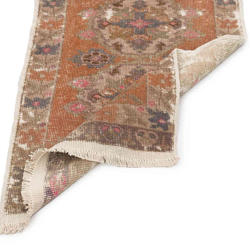 Alfombra Vintage Turca Anudada a Mano - 56 cm x 94 cm - K0074719