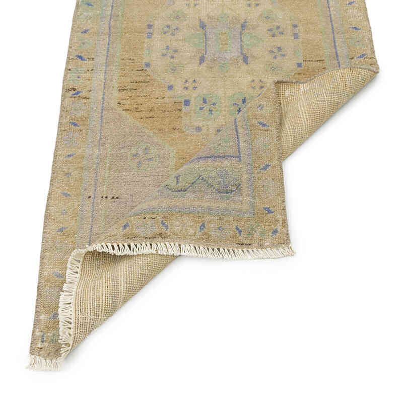Alfombra Vintage Turca Anudada a Mano - 50 cm x 115 cm - K0074732