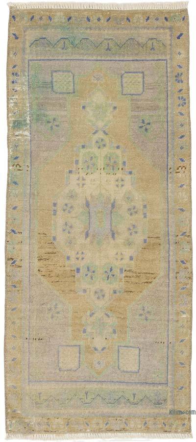 El Dokuma Vintage Halı - 50 cm x 115 cm