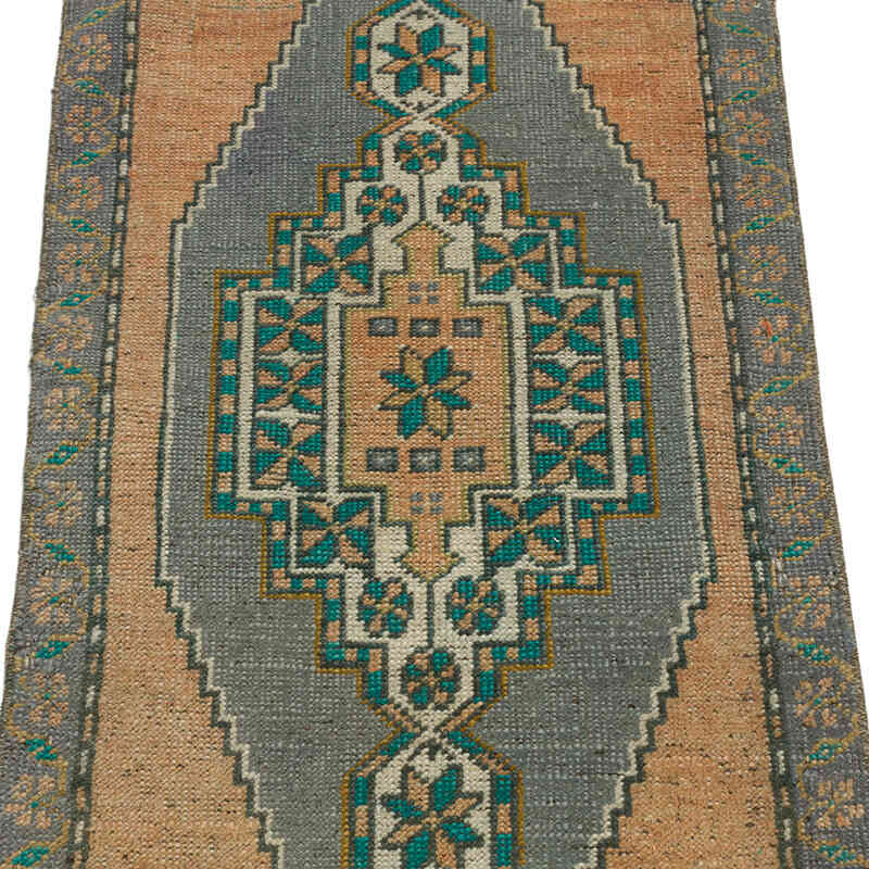 Alfombra Vintage Turca Anudada a Mano - 50 cm x 100 cm - K0074735