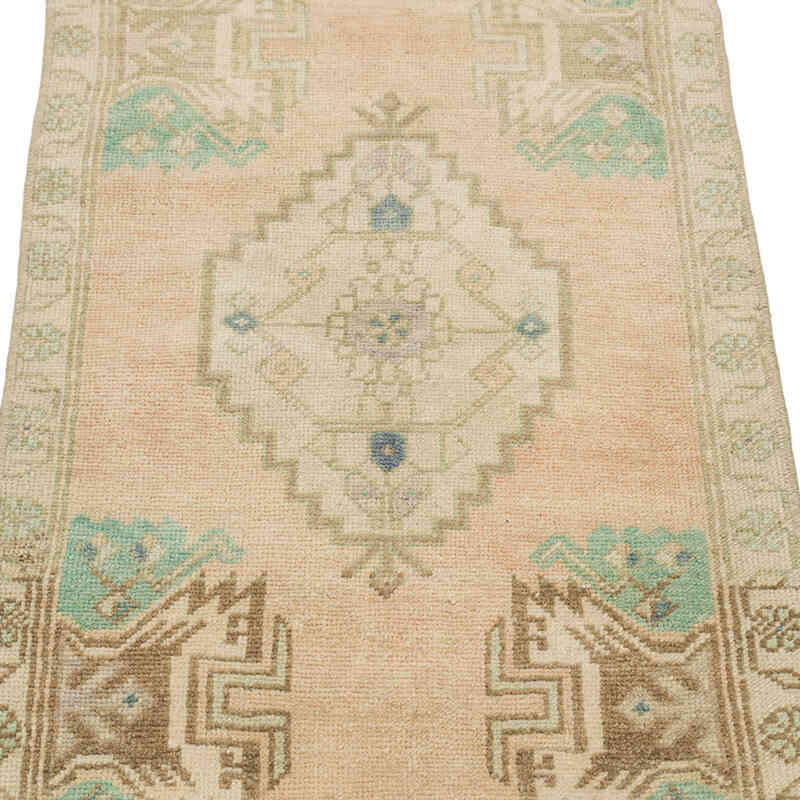 Vintage Turkish Hand-Knotted Rug - 1' 10" x 3' 1" (22" x 37") - K0074749