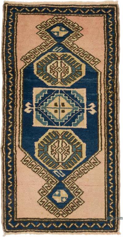 El Dokuma Vintage Halı - 60 cm x 115 cm