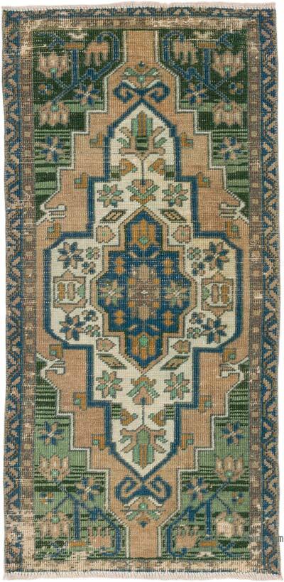 El Dokuma Vintage Halı - 50 cm x 104 cm