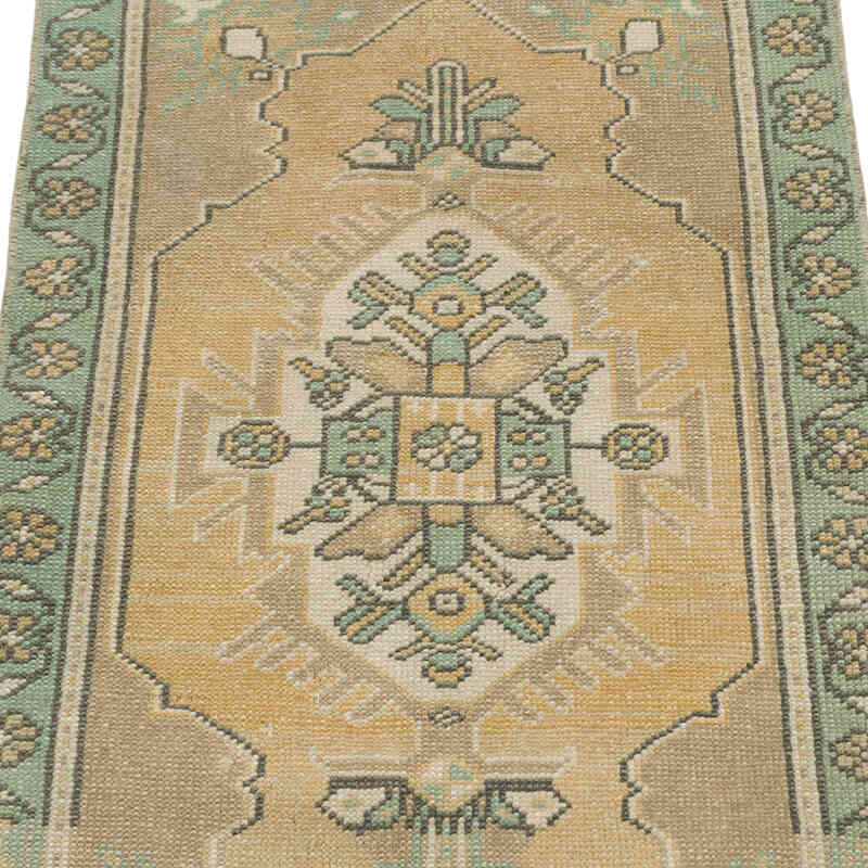 Vintage Turkish Hand-Knotted Rug - 1' 8" x 3' 3" (20" x 39") - K0074774