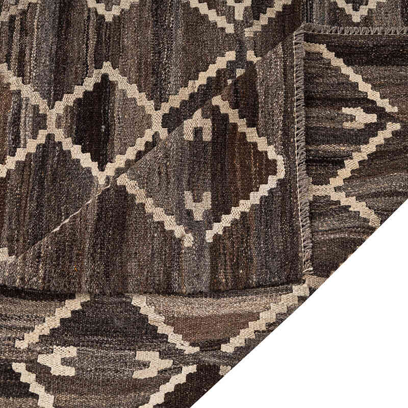 New Hand-Woven Kilim Rug - 8' 8" x 9' 8" (104" x 116") - K0074776