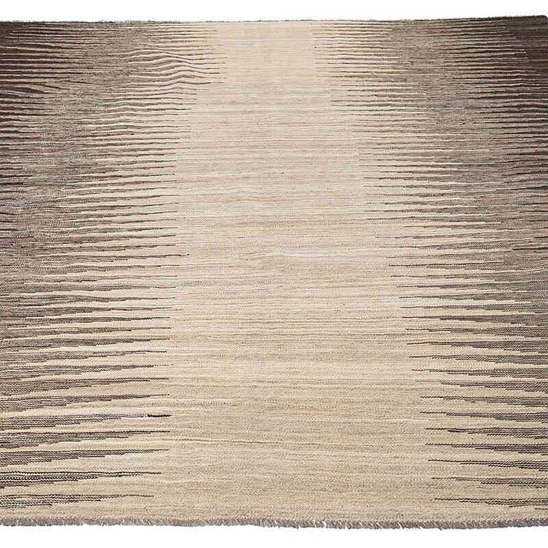 New Hand-Woven Kilim Rug - 8' 2" x 9' 8" (98" x 116") - K0074782