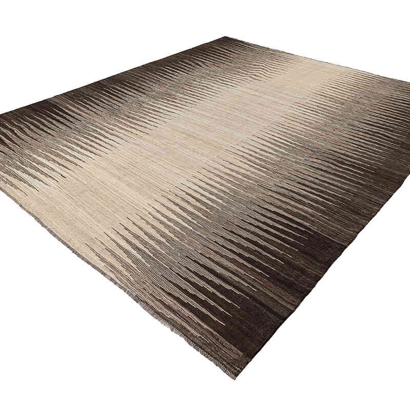 New Hand-Woven Kilim Rug - 8' 2" x 9' 8" (98" x 116") - K0074782